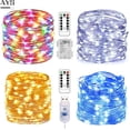 thumbnail image 2 of Guirnalda de luces LED de hadas con batería USB, iluminación de lujo de Navidad para decoración estética del hogar, sala de estar, 5M, 10M, 2 of 4