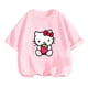 thumbnail image 2 of Camiseta de Anime Hello Kitty, conjuntos de camisetas para niños, moda para mujeres, ropa de manga corta para bebés, camisetas casuales de verano para miércoles, 2 of 5