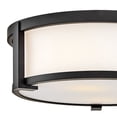 thumbnail image 7 of 28963BK Hinkley Lighting Lowell - 10W 2 LED Outdoor Small Flush Mount-5 Inch Tall and 13 Inch Wide-Black Finish, 7 of 7