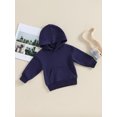 thumbnail image 3 of Bagilaanoe Toddler Baby Girl Boy Hoodies Sweatshirt Long Sleeve Pullover 6M 12M 18M 24M 3T 4T Kids Fall Loose Tee Tops, 3 of 9