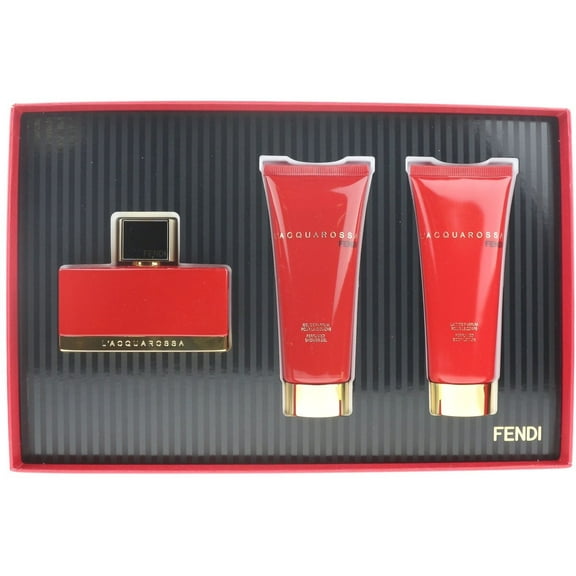 Fendi L'acqua Rossa Eau De Parfum Spray 3 Piece, For Women 1 ea