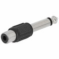 thumbnail image 4 of 10 PACKS RCA Female Jack To 6.3mm 1/4" Male Mono Plug Audio Adapter Connector TAPDRA Spare Part, 4 of 4