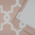 thumbnail image 4 of Exclusive Home Curtains Ironwork Sateen Woven Room Darkening Blackout Grommet Top Curtain Panel Pair, 52x63, Blush, 4 of 8