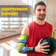 thumbnail image 4 of 1 Pair UV Protection Compression Arm Sleeves,for Running Cycling Basketball Golf Outdoor(XXL White), 4 of 5