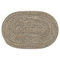 thumbnail image 2 of EW89R020X030 Carrington Tweed - Storm Gray 20"x30" Rug, 100% Polypropylene - Oval., 2 of 2