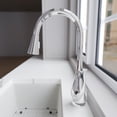 thumbnail image 2 of NKF-H24CH Single Lever Pull-down Kitchen Faucet, Chrome Finish, 2 of 9