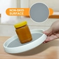 thumbnail image 5 of DISEN 2 Pcs Turntable Lazy Susan Organizer Non-Slip Silicone Condiment Holder 10*10in Revolving Cupboard Organizer for Kitchen, Cabinet, Pantry Countertop, 5 of 7