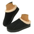thumbnail image 3 of Leozcaa Women's Slippers Fuzzy Cozy Short Ankle Shoes Indoor and Outdoor Mules Warm House Slippers, 3 of 8