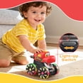 thumbnail image 5 of 3 Pack Dinosaur Car Toys for Kids Toddlers, Light up Wheels Monster Truck Toys for Toddlers 1-3 for Boys, Toddler Toys for 3 4 5 6 Years Old Boys, Birthady Gifts Toys for 1 2 3 Year Old Boys Girls, 5 of 6