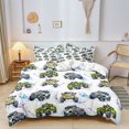 thumbnail image 1 of Cartoon Car Children's Three-piece Duvet Cover Ground Wool Bedding Cover, 1 of 1