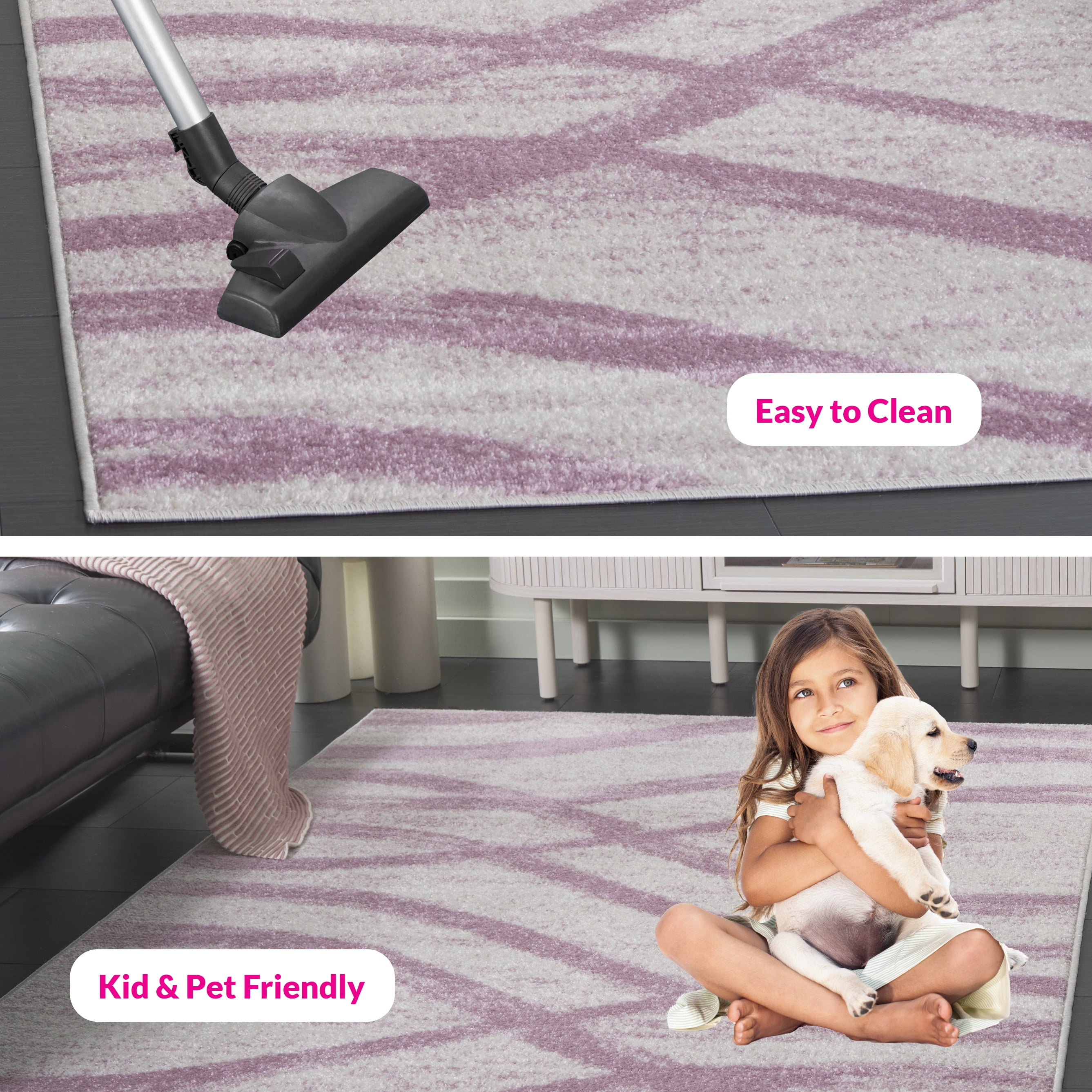 Safavieh Adirondack Isidor Geometric Swirls Area Rug, Cream/Purple, 8' x 10'