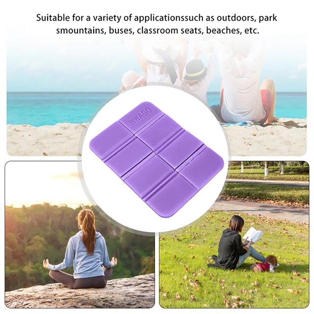 Park Beach Cojín para acampar al aire libresenderismopicnicalfombrilla para sentarse (púrpura) Ndcxsfigh Nuevos Originales