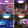 thumbnail image 2 of RGBCW Lampe de Plafond BT Télécommande à Gradation Infinie Lampe de Plafond pour Chambre, 2 of 8