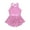 Pink, variant on iEFiEL Kids Girls Sequined Waist Bowknot Ballet Dance Leotard Dress Jazz Tap Dancewear