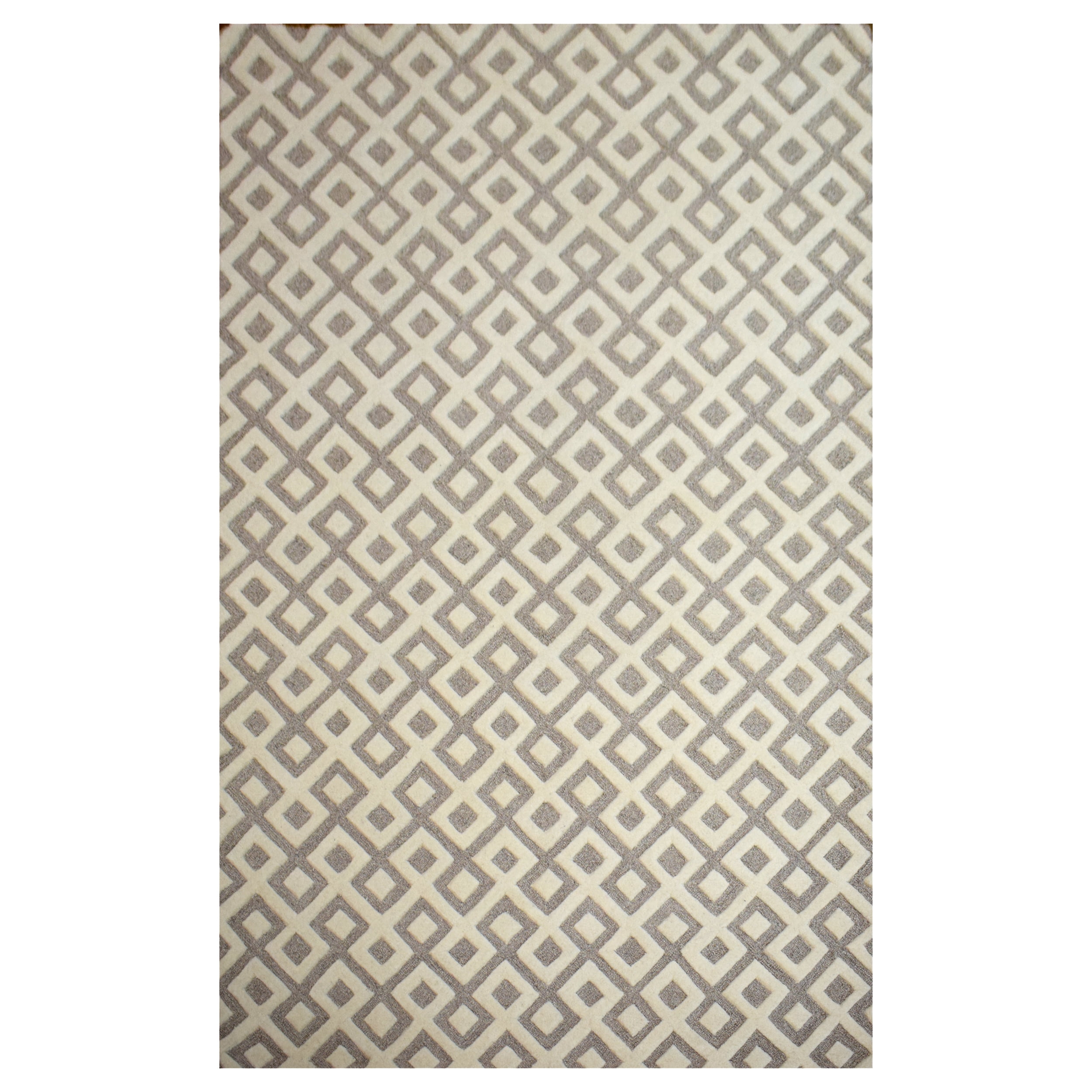 Diamond HandWoven Viscose Indoor Area Rug by Blue Nile Nills 5' x 8
