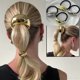 thumbnail image 2 of Nueva moda, bandas para el cabello irregulares de Metal de doble capa, cuerdas, diadema para mujer, diadema elástica, coleta, accesorios para el cabello, 2 of 5