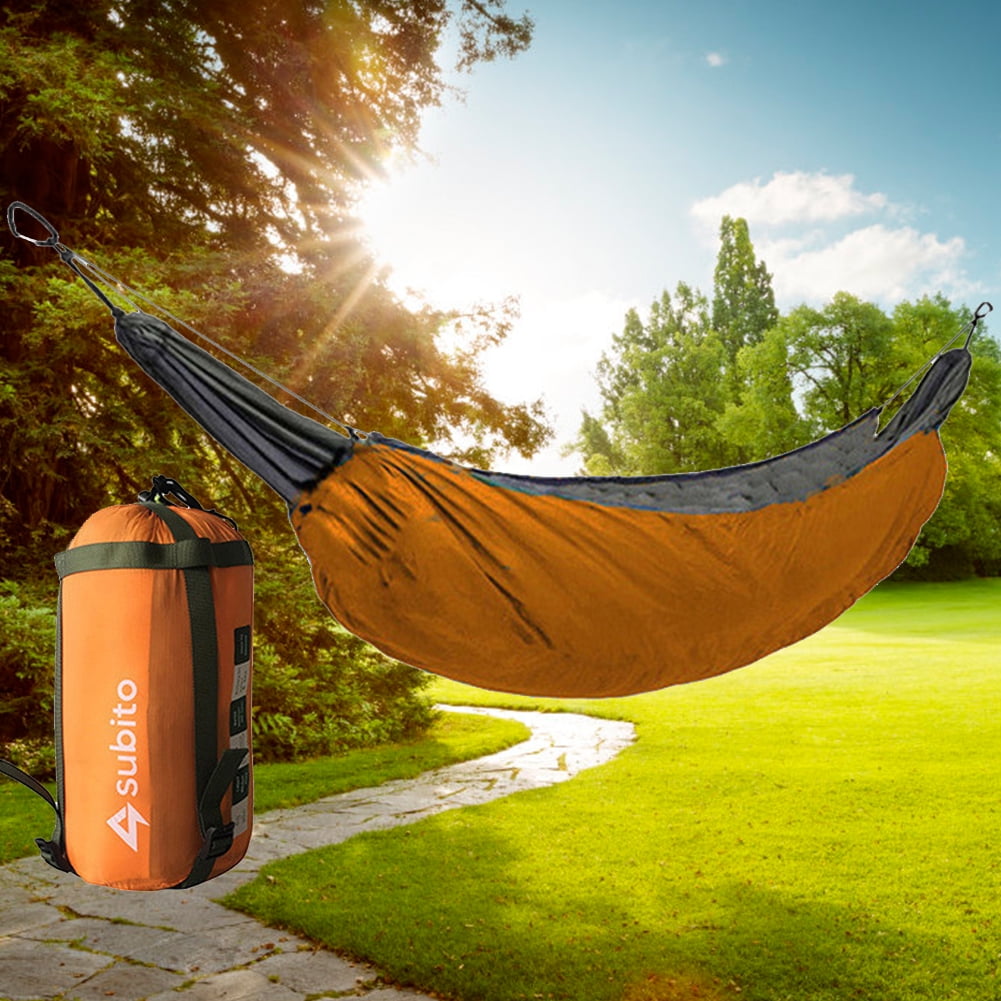 Peggybuy Thermal Portable Soft Hammock Cover for Winter Outdoor Camping Orange Walmart