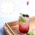 thumbnail image 2 of OUNONA 10pcs 23CM Cocktail Drink Mixer Bar Stirring Mixing Sticks with Colorful Miniature Accessories Random Color, 2 of 9