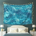 thumbnail image 6 of YFYANG Blue Abstract Cloud Texture Tapestry, Bedroom Dormitory Living Room Decoration Tapestrys Wall Hanging , 80 x 60 in, 6 of 8