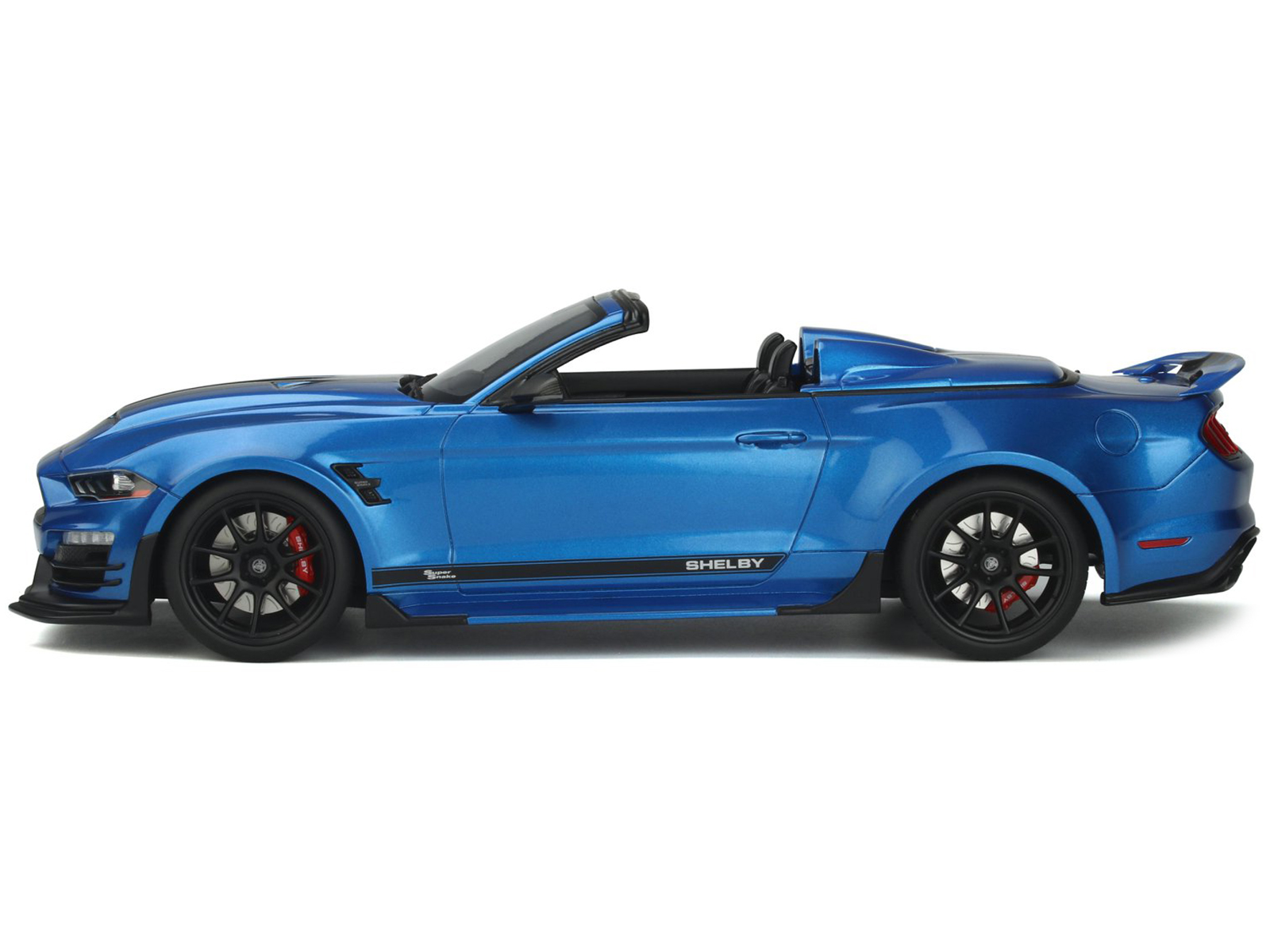 Diecast 2022 Shelby Super Snake Speedster Convertible Blue Metallic