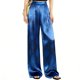 thumbnail image 3 of TaTaai Women's Casual Printed Trousers Stretch Satin Fabric Solid Color Pants with Pattern Elastic Waist Lightweight Comfy Spring Summer Daily Beach Wear Gift, 3 of 5