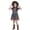 Brown, variant on Product Class Western Outfit Dress with Vest and Hat for Play Pretend Party - Girls Craft Youth Fashion for Home and Street Leisure