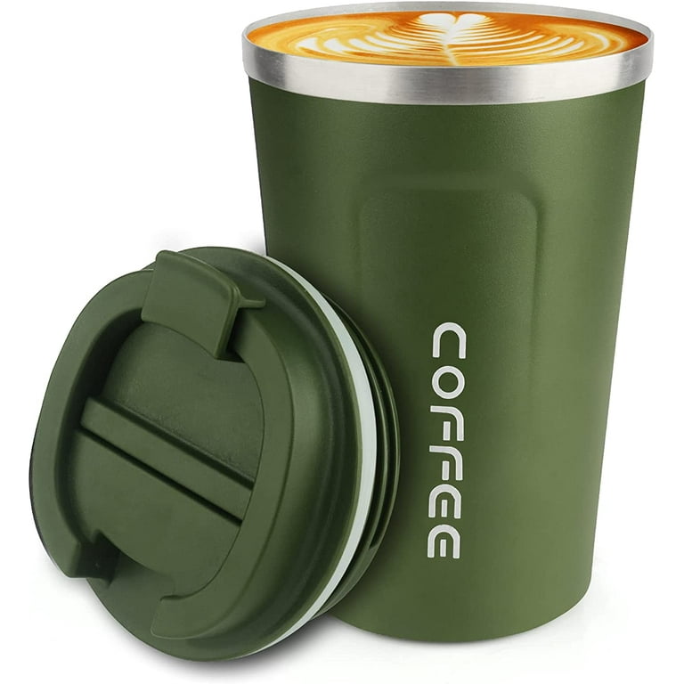Spill proof Reusable Coffee Travel Mug Anti leak Locking Lid - Temu