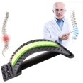 thumbnail image 2 of Lower Upper Back Back Stretcher Back Massage Lumbar Stretcher Posture Correction Back Support for Office Chair Muscle Tension Fitness Back Stretcher (Green), 2 of 8