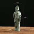 thumbnail image 2 of suyin Ornement de Jardin Bouddha Debout Pierre Effet Zen Statue Extérieure Intérieure, 2 of 4
