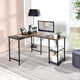 thumbnail image 3 of Escritorio FurnitureR forma L Kante MDF nogal Moderno, 3 of 6