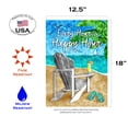 thumbnail image 2 of Toland Home Garden Happy Hour Beach Beach summer Flag Double Sided 12x18 Inch, 2 of 5