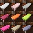 thumbnail image 6 of White Polyester Massage Table Sheets , Flat Bed Sheet Couch Cover, 6 of 6