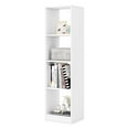 thumbnail image 1 of Costway 1PC 56" Tall Bookcase, Freestanding Bookshelf with 4 Open Cubes, 1 of 8