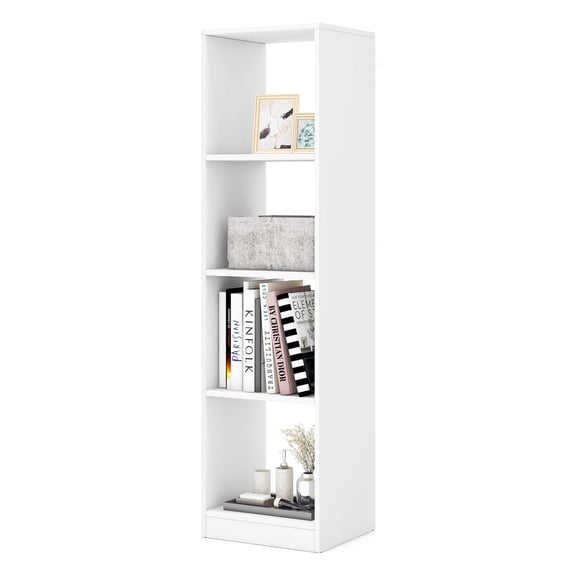 Costway 1PC 56'' Tall Bookcase, Freestanding Bookshelf with 4 Open Cubes