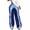 Blue, variant on Dweltoz Women's Baggy Wide Leg Track Pants Elastic Waist Color Block Straight Leg Long Pants Athletic Loose Stretchy Y2k Joggers,Red S