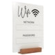 thumbnail image 4 of Señal de contraseña de Wifi Señal de acrílico de WiFi Señal de WiFi Tablero de WiFi Señal de recordatorio de contraseña de WiFi, 4 of 5