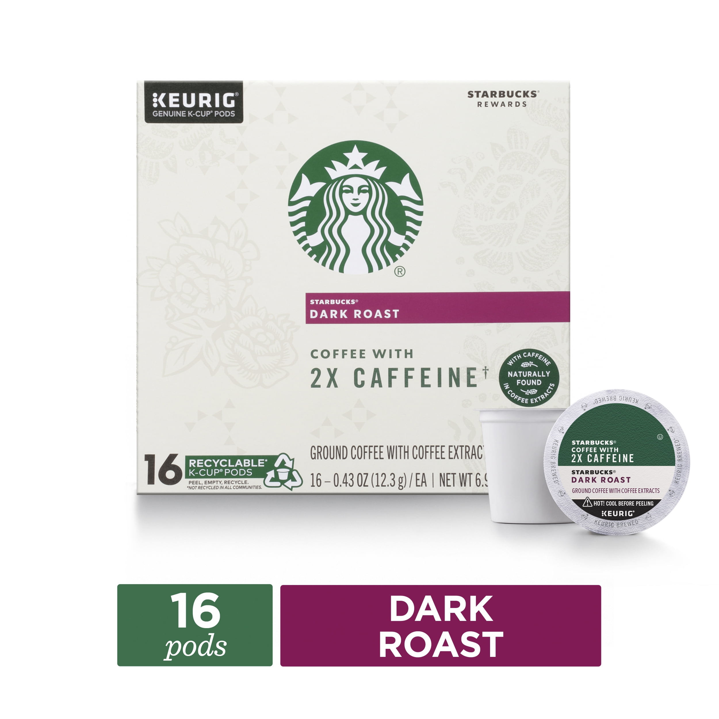 starbucks coffee with 2x caffeine
