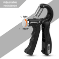 BCOOSS Hand Grip Strengthener Exerciser Adjustable Strength Workout