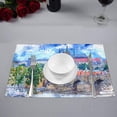 thumbnail image 2 of MKHERT Watercolor Czech Republic Skyline Old Town of Prague Placemats Table Mats for Dining Room Kitchen Table Decoration 12x18 inch,Set of 6, 2 of 4
