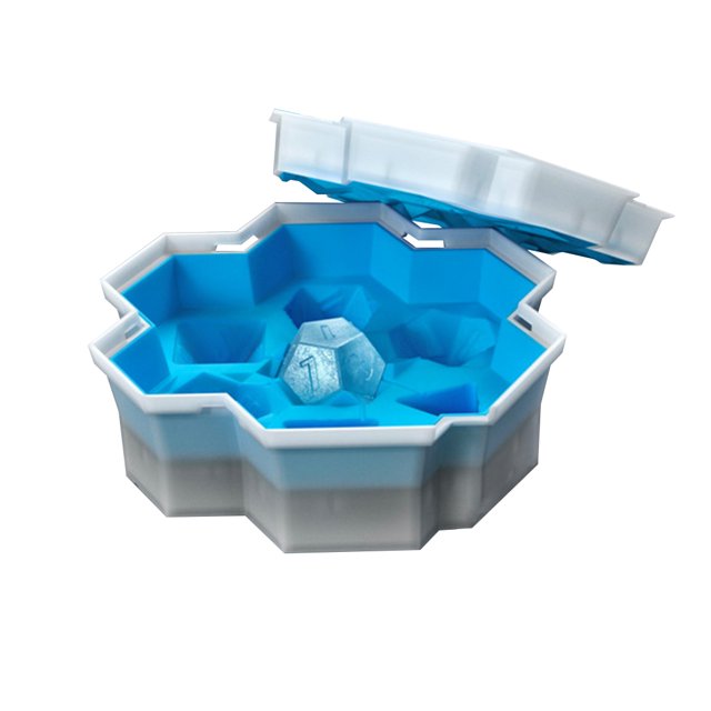 Molde de cubitos de hielo Worallymy molde para hacer bolas de hielo antiadherente de silicona herramienta para hacer cubos de bebidas DIY hexagonales Worallymy JD735810642