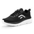 thumbnail image 4 of FitVille zapatos para caminar para hombres de ancho suela gruesa zapatillas ligeras transpirables zapatos para fascitis Plantar alivio del dolor, 4 of 5