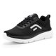 thumbnail image 4 of FitVille zapatos para caminar para hombres de ancho suela gruesa zapatillas ligeras transpirables zapatos para fascitis Plantar alivio del dolor, 4 of 5