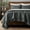 Charcoal, variant on EVERGRACE Cross Stitch Pre-Washed Cotton Quilt Bedding Set King Size, Oversized 3 Pieces Lightweight Bedspread Coverlet for All Season, with 2 Matching Shams, Olive Green,108"x96"
