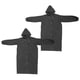 thumbnail image 1 of 2 impermeables largos reutilizables para adultos, extra gruesos, impermeables, con capucha, para hombres y mujeres, duraderos y ligeros, para actividades al aire libre, senderismo y viajes, 1 of 7