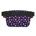 thumbnail image 3 of Balery American Stars Mochila Cinturón para Mujeres y Hombres, Bolsa de Cintura Impermeable de Doble Capa con Correa, 3 of 9