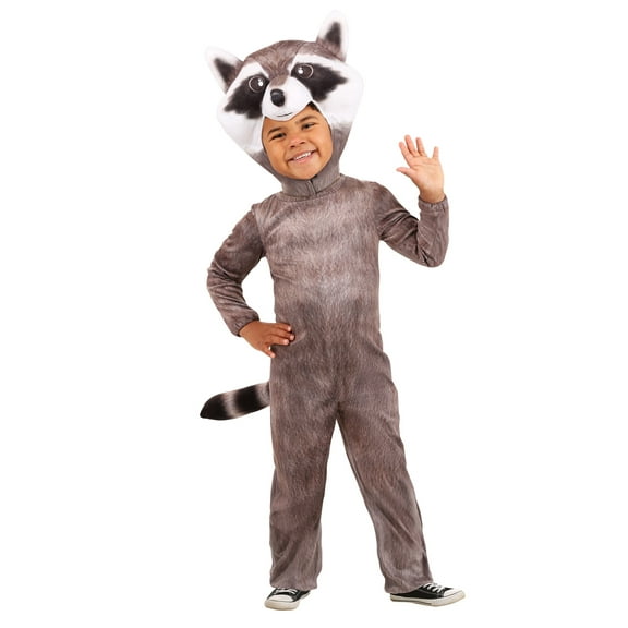 Realistic Toddler Raccoon Costume