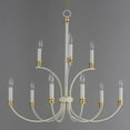 thumbnail image 3 of 11377WWTGL Maxim Lighting Charlton - 8 Light Chandelier In Traditional Style-24 Inches Tall and 48 Inches Wide     -Traditional Installation, 3 of 5