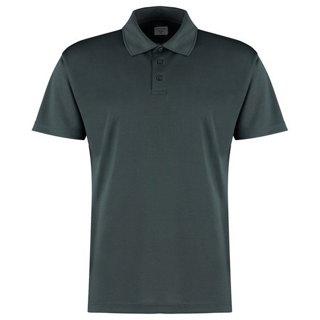 Kustom Kit - Polo de Malla Micro de Manga Corta para Hombre (Grafito Oscuro)