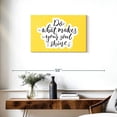 thumbnail image 3 of Elephant Stock Do What Makes Your Soul Shine Wall Art - Horizontal Canvas Wall Art - Living Room Wall Decor - Inspirational And Typography Canvas - Yellow And Black Decor - 30" x 20", 3 of 8