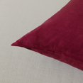 thumbnail image 4 of Fundas de almohada decorativas Fancy Homi, 45 x 45 cm, color burdeos, paquete de 4, 4 of 6